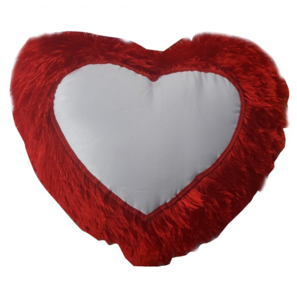 Heart Shape Fur Pillow - Image 2