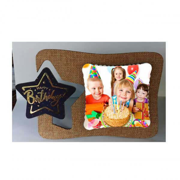 Birthday Tile (Wood Frame)